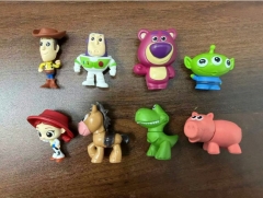 8PCS/SET Toy Story Cartoon Anime PVC Figure