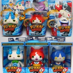 4PCS/SET Yo-kai Watch Komasan Cartoon Anime PVC Figure