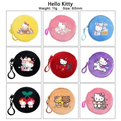 HelloKitty 动漫毛绒零钱包收纳包耳机包硬币零钱包（5个起批）