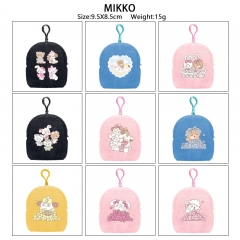 9 Styles Mikko Cartoon Anime Plush Coin Purse