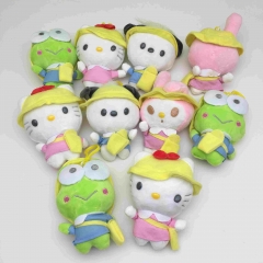 10PCS/SET 13CM Sanrio Pochacco Cartoon Anime Plush Toy Doll