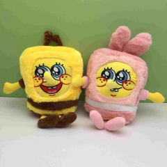 25CM 2PCS/SET SpongeBob SquarePants Patrick Star Cartoon Anime  Plush Toy Doll