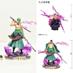 3 Styles One Piece Roronoa Zoro Cartoon Anime PVC Figure