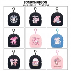 9 Styles  Sanrio BONBONRIBBON Cartoon Anime Plush Coin Purse
