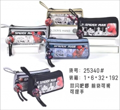 2 Styles 4PCS/SET Spider-Man Cartoon Stationery Pencil Box Anime Pencil Bag