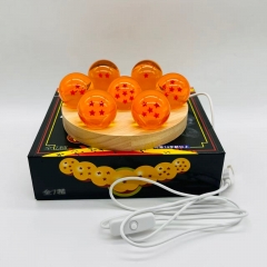 (with Light) 4.3cm 7PCS /BOX Dragon Ball Z Crystal Ball Anime Figure