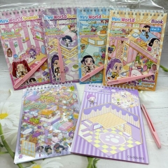 24PCS/SET K-Pop: Demon Hunters Cartoon Stationery Anime Notebook Stickers