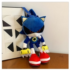 2 Styles Sonic the Hedgehog Cartoon PlushAnime Backpack Bag