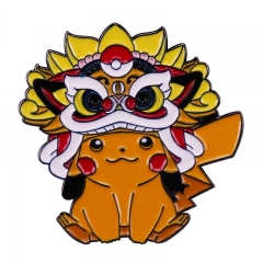 Pokemon Cartoon Decorative Alloy Anime Brooch Pin Badge