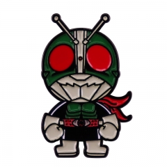 Kamen Rider Cartoon Decorative Alloy Anime Brooch Pin Badge