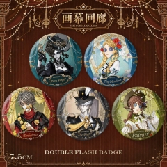 7.5cm 10 Styles Identity V Cartoon Pin Anime Tinplate Brooch