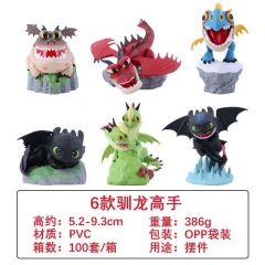 OPP Bag )6PCS/SET 5.2-9.3cm How to Train Your Dragon Cartoon Anime PVC Figures