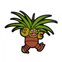 Pokemon Exeggutor Cartoon Decorative Alloy Anime Brooch Pin Badge