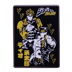 JoJo's Bizarre Adventure Kujō Jōtarō Cartoon Decorative Alloy Anime Brooch Pin Badge
