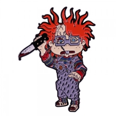 Child's Play Cartoon Decorative Alloy Anime Brooch Pin Badge