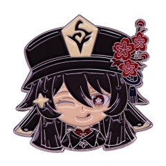 Genshin Impact Cartoon Decorative Alloy Anime Brooch Pin Badge