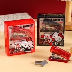 KT841044三丽鸥小订书机套装轻松便捷卡通装订机创意学生文具