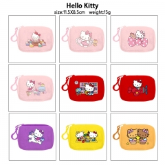 HelloKitty 动漫毛绒零钱包收纳包耳机包硬币零钱包