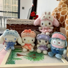 4 Styles 10CM-12CM Sanrio Kuromi My Melody Cartoon Anime Plush Toy Pendant
