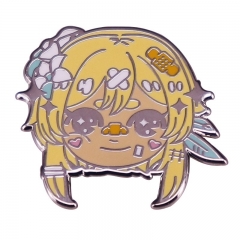 Genshin Impact Cartoon Decorative Alloy Anime Brooch Pin Badge