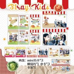 K-POP Stray Kids Cartoon Surprise Blind Box Anime Postcard