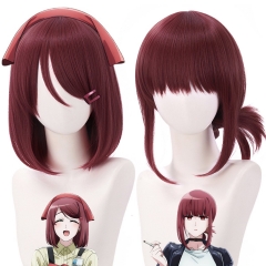 （35cm176g）田山 山田小姐cos假发 在超市后门吸烟的两人长头皮顶扎