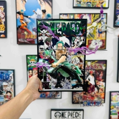 A4海贼王三千世界索隆手办立体画