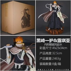 黑崎一护&露琪亚  32.5cm 内附赠披风胶水