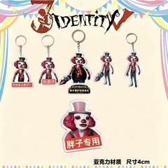 6 Styles Identity V The Joker Cartoon Anime Acrylic Keychain
