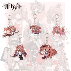 5 Styles Arknights Cartoon Anime Acrylic Keychain