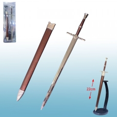 巫师杰洛特新异兽22cm带鞘卡装武器(棕)一把