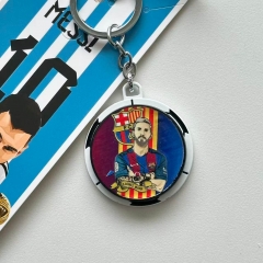 Football Star Cartoon Anime Alloy Keychain