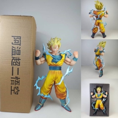 七龙珠 阿温超二 超级赛亚人2代 孙悟空 盒装手办 高30cm 一箱30个