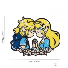 The Legend of Zelda Cartoon Pin Anime Alloy Brooch
