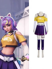 6 Sizes Overwatch Juno Cosplay Anime Costume Set