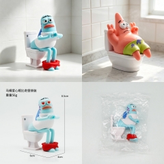 OPP Bag）3 Styles SpongeBob SquarePants Patrick Star Cartoon Anime PVC Figure
