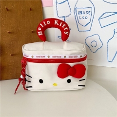 22*15cm 2 Styles Sanrio Hello Kitty Cartoon Anime Cosmetic Bag
