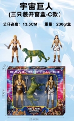 3PCS/SET 13.5CM He-Man & T.M.O.T.U. Cartoon Anime PVC Figure