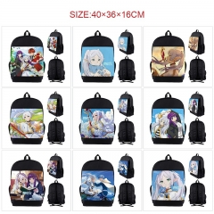 10 Styles Frieren: Beyond Journey's End Cartoon Anime Canvas Backpack Bag
