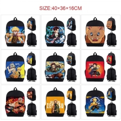 10 Styles Demon Slayer: Kimetsu no Yaiba Cartoon Anime Canvas Backpack Bag