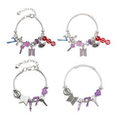 K-POP BTS Bulletproof Boy Scouts  Anime Bracelet Necklace Earring