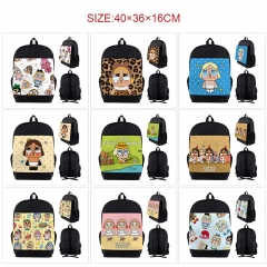 10 Styles Crybaby Cartoon Anime Canvas Backpack Bag