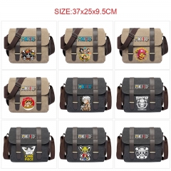 10 Styles One Piece Cartoon Canvas Anime Shoulder Bag
