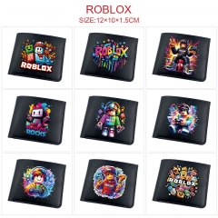 roblox 10款 动漫软皮按扣二折钱包