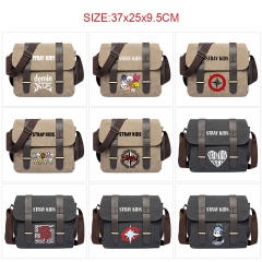 10 Styles K-POP Stray Kids Cartoon Canvas Anime Shoulder Bag
