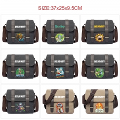 10 Styles Rick and Morty Cartoon Canvas Anime Shoulder Bag