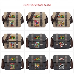 10 Styles Super Mario Bro Cartoon Canvas Anime Shoulder Bag