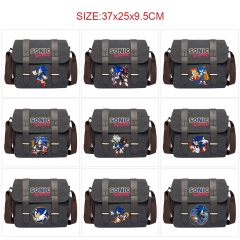 10 Styles Sonic the Hedgehog Cartoon Canvas Anime Shoulder Bag