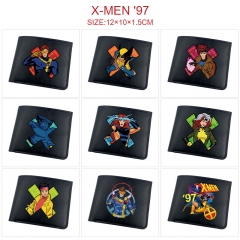 X战警97 12款 动漫软皮按扣二折钱包