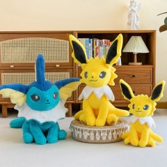45cm-80cm 2 Styles Pokemon Vaporeon Cartoon Anime Plush Doll Toy